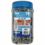 Bote 300 uds taco poliamida ESCOFIX 4 segmentos Ø10x50mm