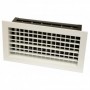 Reja de impulsión de doble deflexión con regulacion ESCOCLIMA REDD+RG 250x150mm lacada blanco