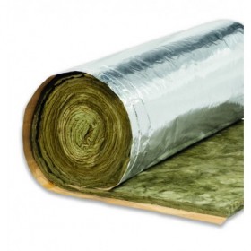 M2 rollo manta lana mineral URSA M5102L revestida aluminio reforzada 11.5x1.15m espesor 50mm