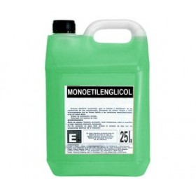 BIDON 25 KG. MONOETILENGLICOL COLOR VERDE  90% ESPECIAL REFRIGERACION