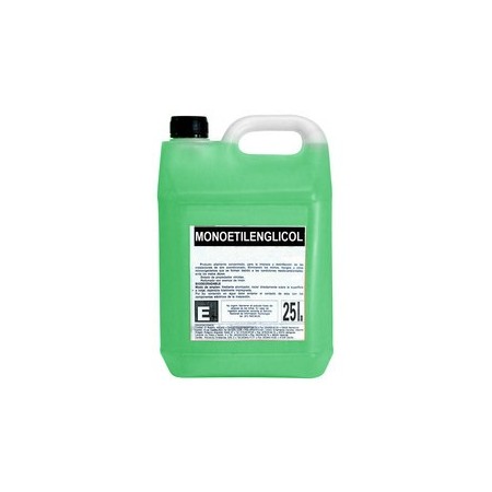 BIDON 25 KG. MONOETILENGLICOL COLOR VERDE  90% ESPECIAL REFRIGERACION