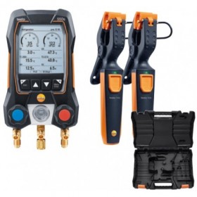 SET SMART ANALIZADOR TESTO 550S CON BLUETOOTH Y APP + 2 SONDA PINZA INALAMBRICAS Y MALETA RIGIDA