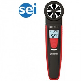 Termoanemómetro de molinete digital con Bluetooth® para smartphone SEI TA-10