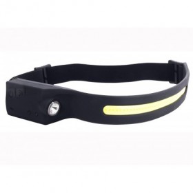 Linterna frontal LED con sensor de movimiento a batería MERCATOOLS 350 lúmenes