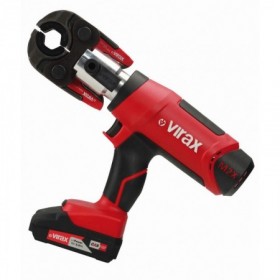 Maquina a batería prensa Virax M2x pinza universal + 4 inserciones Perfil U 16-20-25-32 + 2 baterias
