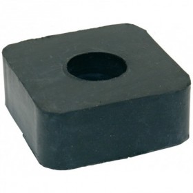 Taco antivibratorio caucho 80x80x25mm carga máxima 500kg