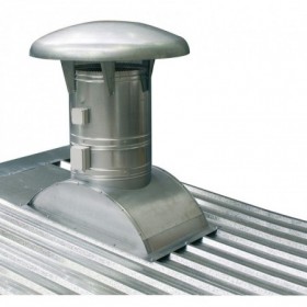 Extractor tejado helicoidal MUNDOFAN MUTE-450 T4 0.37KW necesita base regulable ABC