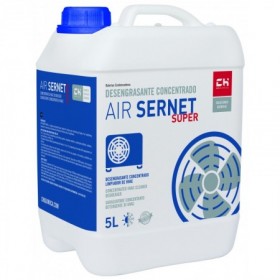 Bote 5L Limpiador desengrasante concentrado para baterías condensadoras CH QUÍMICA AIR SERNET SUPER