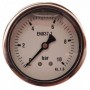 Manómetro glicerina Ø63mm horizontal 1/4" 0 a 10bar