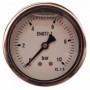 Manómetro glicerina Ø63mm horizontal 1/4" 0 a 10bar