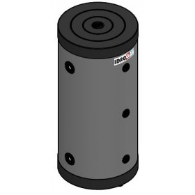 ACUMULADOR DE INERCIA VERTICAL IDROGAS RIGID AISI 444 6 BAR ANR INOX 100 L