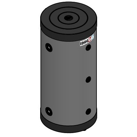 ACUMULADOR DE INERCIA VERTICAL IDROGAS RIGID AISI 444 6 BAR ANR INOX 100 L
