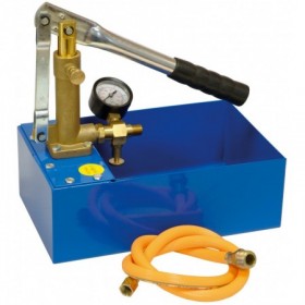 Bomba de presión manual para prueba estanqueidad hidrostática de agua con depósito 5L MERCATOOLS PR 40