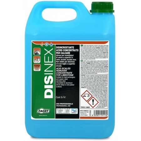 Bote 25L Desincrustante para cobre. acero y acero inoxidable DISINEX