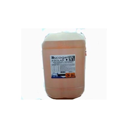 Bote 25L Anticongelante ESCOGEL SOLAR de monopropilenglicol 90% marrón