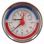 Termomanómetro Ø80mm horizontal 1/2" 0 a 6bar 0 a 120ºC