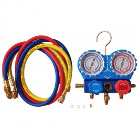 MALETA DE ANALIZADOR 2 VIAS PARA REFRIGERACION R-410A CON MANGUERAS