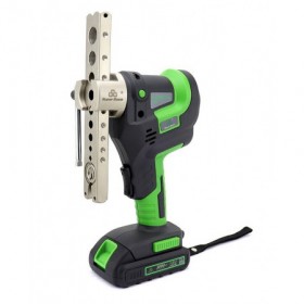 Abocardador eléctrico con bateria SUPER STARS ST-E809AM-L de 1/4" a 3/4" con cortatubos y escariador