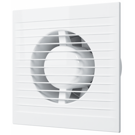 Extractor baño frontal blanco baja silueta MUNDOFAN FIL-MU 4T temporizador  Ø100mm