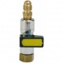 VALVULA BOLA PASO RECTO 1/4" MACHO - 1/4" HEMBRA