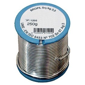 250grs de carrete de estaño y plata de 3.5%