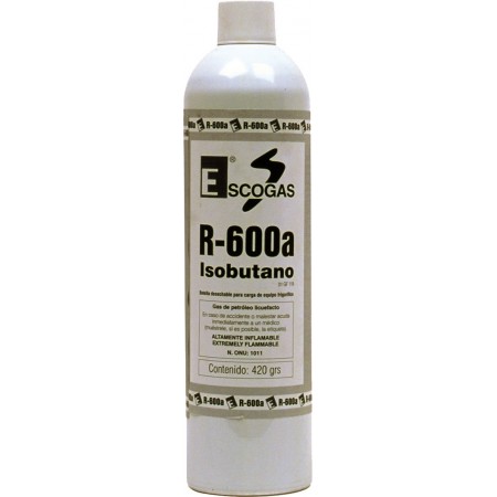 CARGA 420 ML. GAS REFRIGERANTE R-600A EN ENVASE DESECHABLE