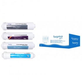 Kit cartuchos filtrantes agua SEIWATER para ósmosis SYGMA
