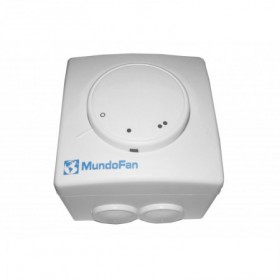 Regulador 2 velocidades superficie y empotrar MUNDOFAN RVS-2V-3A REG. 3A