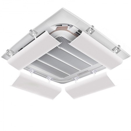 Deflector salida de aire para equipos tipo cassette 530x200mm