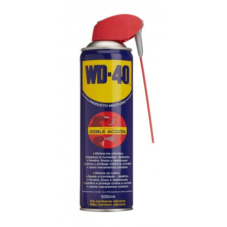 Aerosol 500ml Multi-uso WD-40 con cabezal aplicador de doble acción