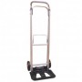 Carretilla de transporte manual plegable de aluminio con ruedas macizas MERCATOOLS 90kg