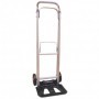 Carretilla de transporte manual plegable de aluminio con ruedas macizas MERCATOOLS 90kg
