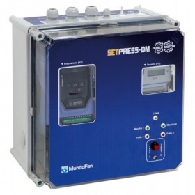 Cuadro control sobrepresión trifásico/trifásico 2 ventiladorD168:D203es MUNDOFAN SETPRESS-DM 1.5kW 4.1A con sonda