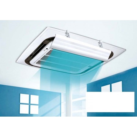 Deflector salida de aire para equipos tipo cassette 530x150mm
