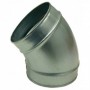 Codo 45º de Ø100mm galvanizado MERCATUB Macho-Macho