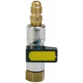 VALVULA BOLA PASO RECTA 1/4" MACHO - 5/16" HEMBRA