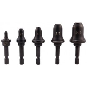Conjunto de 5 abocardadores SUPER STARS ST-E900F de 1/4" a 3/4"