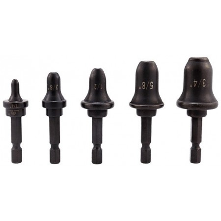 Conjunto de 5 abocardadores SUPER STARS ST-E900F de 1/4" a 3/4"