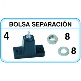 Bolsa básica amortiguación suelo B16 con 4 antivibradores ST04 alto 100mm