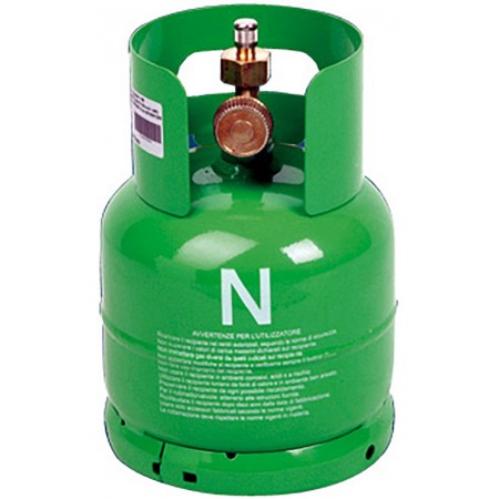 ENVASE VACIO BOTELLA RECUPERACION 6 KG. VERDE