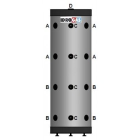 ACUMULADOR DE INERCIA IDROGAS RIGID ANR 300 6 BAR