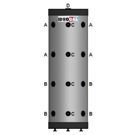 ACUMULADOR DE INERCIA IDROGAS RIGID ANR 300 6 BAR