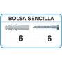 Bolsa básica fijación sencilla pared B0