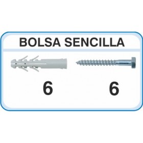 Bolsa básica fijación sencilla pared B0