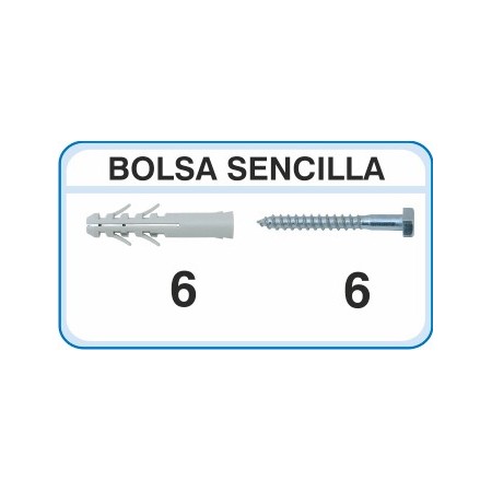 Bolsa básica fijación sencilla pared B0
