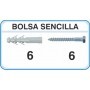 Bolsa básica fijación sencilla pared B0