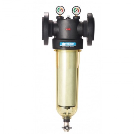 Filtro de agua autolimpiante con manómetros DN65 25µm CINTROPUR NW 650