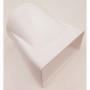 Cambio seccion plano 90x180mm a Ø150mm PVC BLANCO