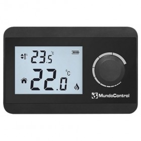 Termostato ambiente digital MUNDOCONTROL  EASY NEGRO