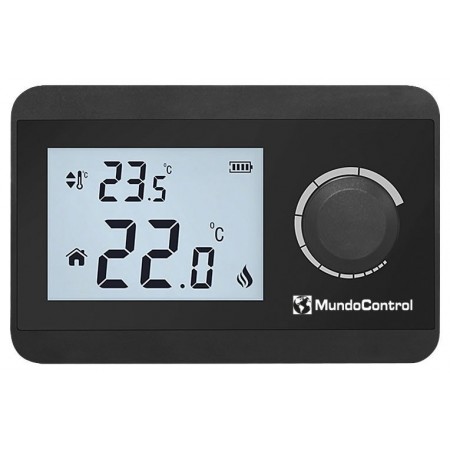 Termostato ambiente digital MUNDOCONTROL  EASY NEGRO